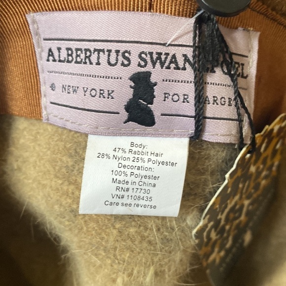 ALBERTUS SWANEPOEL New York for Target leopard cheetah brown tan black HAT - Picture 7 of 7